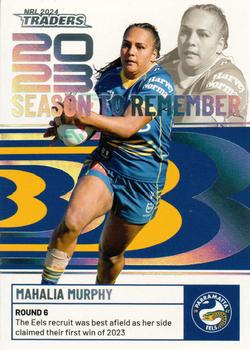 2024 NRL Traders Titanium - 2023 Season To Remember #SR33 Mahalia Murphy Front